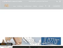 Tablet Screenshot of lazzarmexico.com